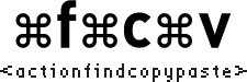 ACTIONFIND <Action FindCopyPaste> logo